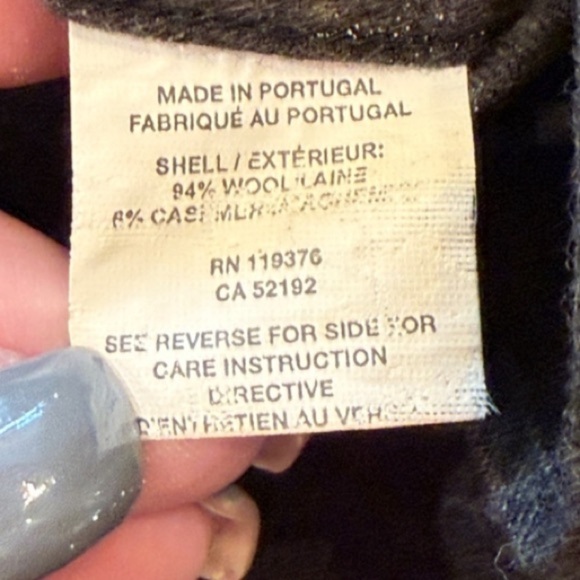 Helmut Lang Wool cashmere Plaid collarless button front Tunic 31199 - Picture 12 of 13